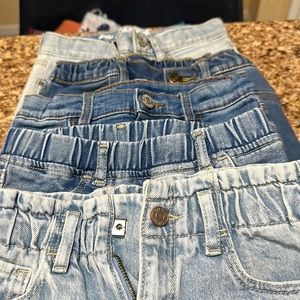Toddler Girls 5pc lot Gap Carter’s Cat and Jack Oshkosh jeggings jeans size 5T